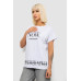 Футболка жіноча з принтом, колір білий Футболка жіноча з принтом, колір білий