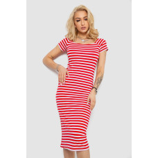 Сукня в смужку, колір червоно-білий Сукня в смужку, колір червоно-білий