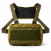 Тактична нагрудна сумка Multicam Cordura 1000D з MOLLE та патч-панеллю, 5 кишень, 30×20×8 см