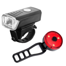 Велоліхтар акумуляторний BSK-1133-XPG та STOP-3SMD(red), Велосипедний ліхтар із захистом від вологи Велоліхтар акумуляторний BSK-1133-XPG та STOP-3SMD(red), Велосипедний ліхтар із захистом від вологи