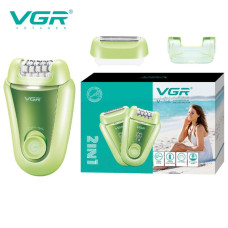 Епілятор VGR 2 до 1 V-758. Колір: зелений