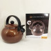 Емальований чайник Edenberg EB-12609 2.2л зі свистком Brown