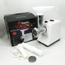 М'ясорубка електрична Domotec R3391 2000Вт, Потужна компактна м'ясорубка для дому 3 в 1