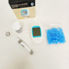 Глюкометр електронний Blood Glucose Meter BGM503 вимірювач рівня цукру в крові портативний