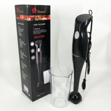 Блендер DOMOTEC MS-5105 400Вт зі склянкою, гарний занурювальний блендер для дому, електричний блендер