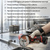 Акумуляторна міні шліфмашина Boxer BX-3293 АКБ 2x18V швидкість обертання 12500 об/хв діаметр диска 76мм