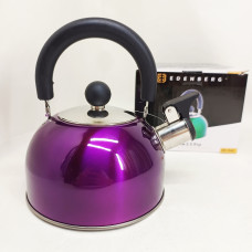 Чайник Edenberg EB-1346 із нержавіючої сталі зі свистком 2.5л Purple